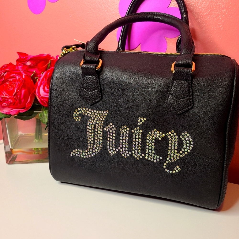Black Juicy Couture Bling Satchel
